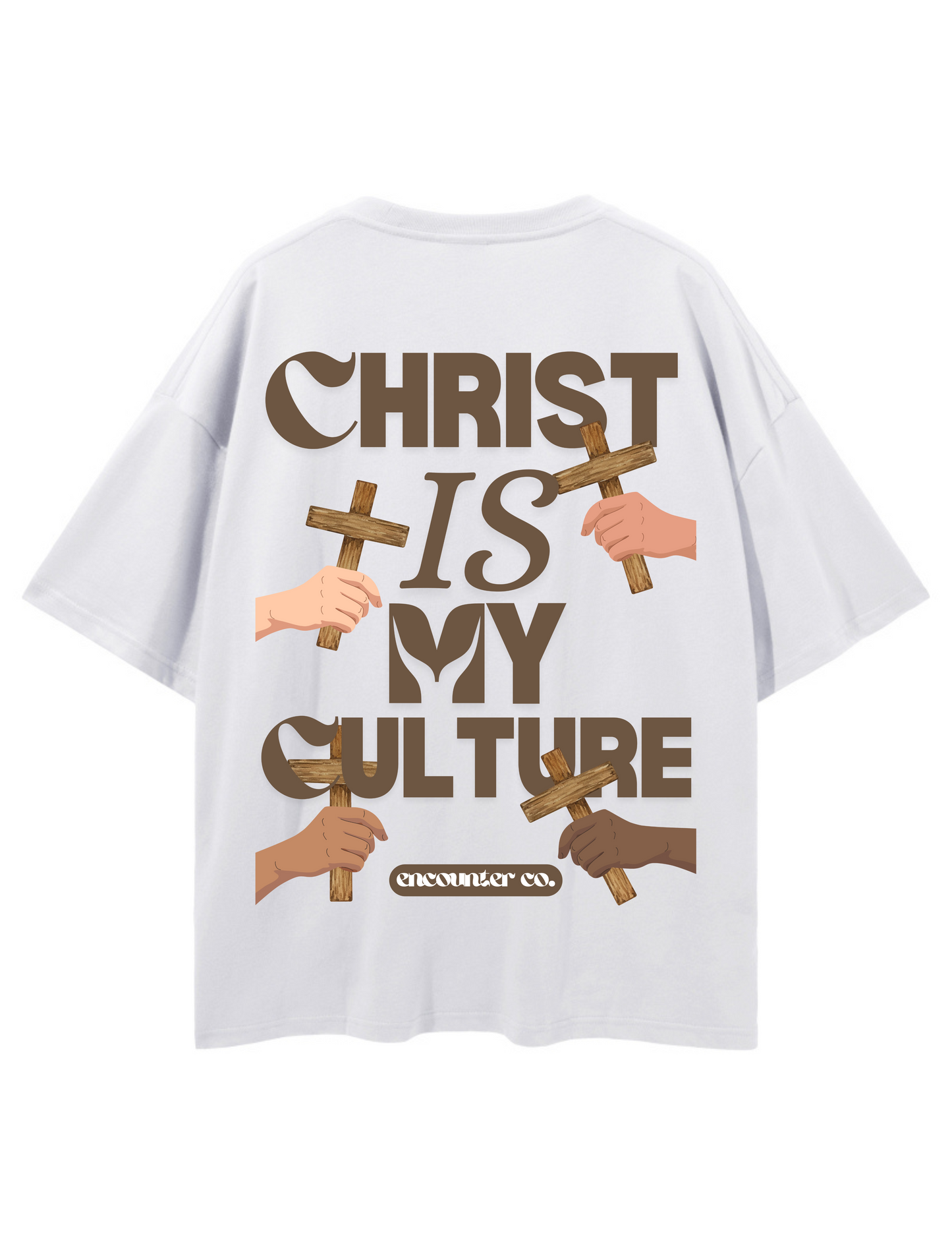 CHRIST CULTURE UNISEX TEE, WHITE