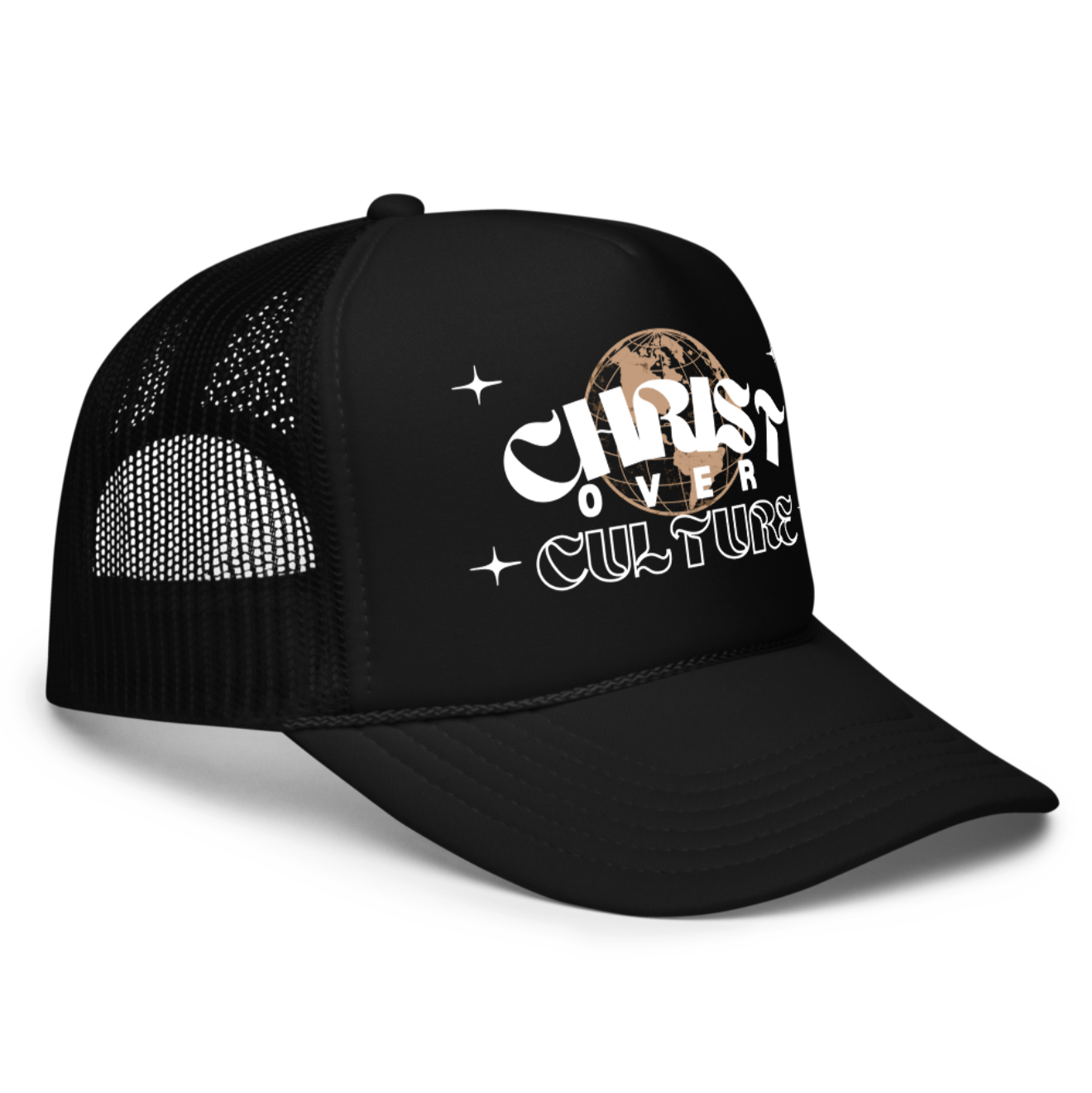 Christ Culture Trucker Hat- Black