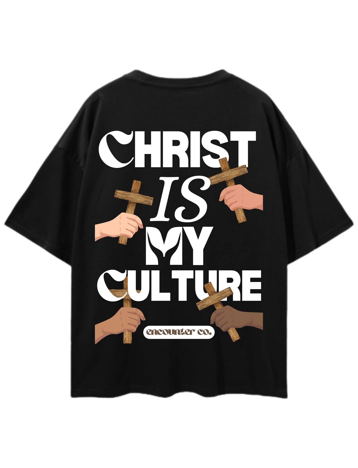 CHRIST CULTURE UNISEX TEE, BLACK