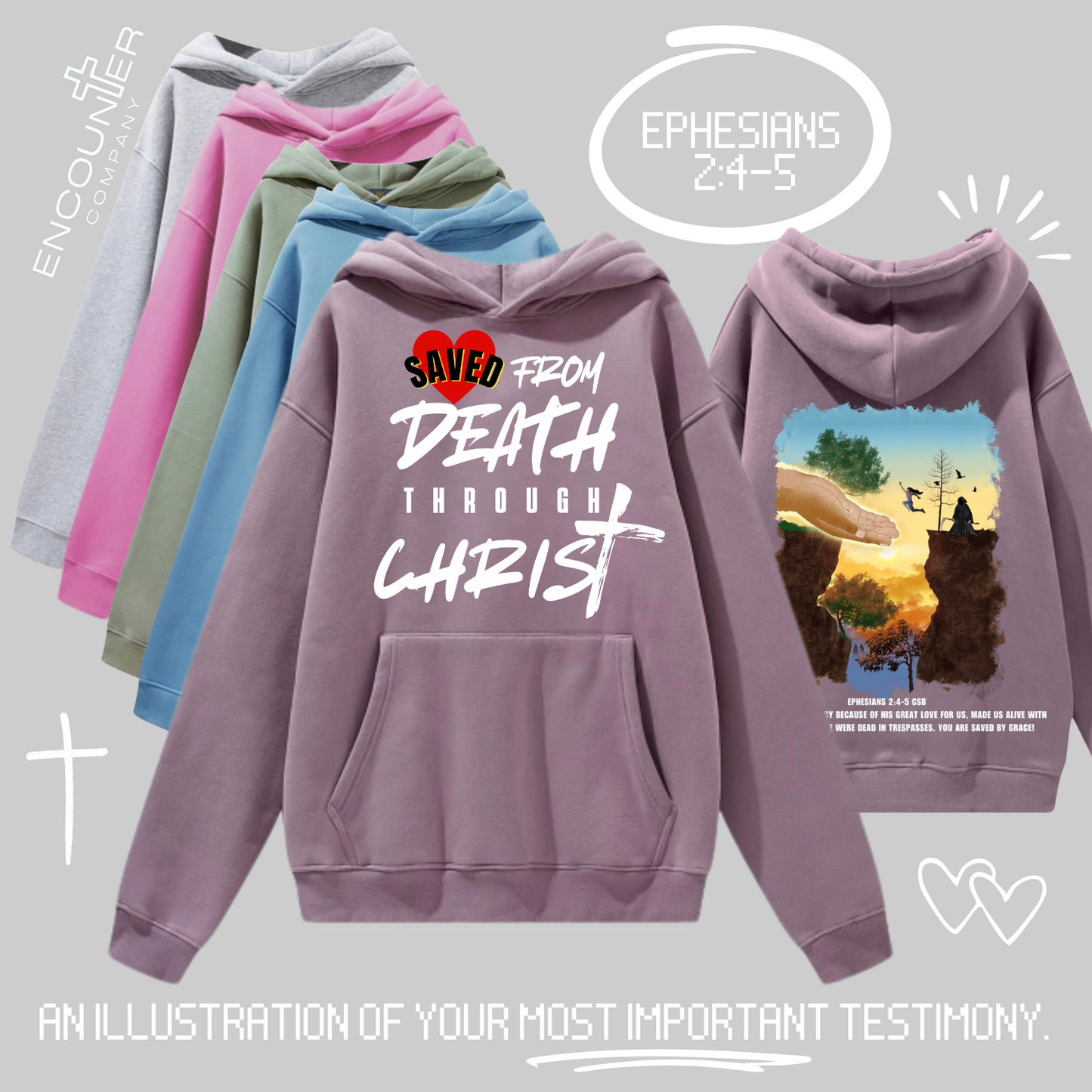 MEN SAVED FROM DEATH HOODIE