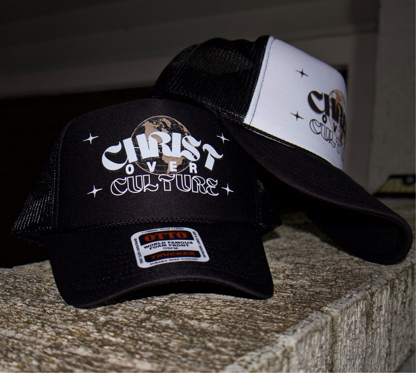 Christ Culture Trucker Hat- Black