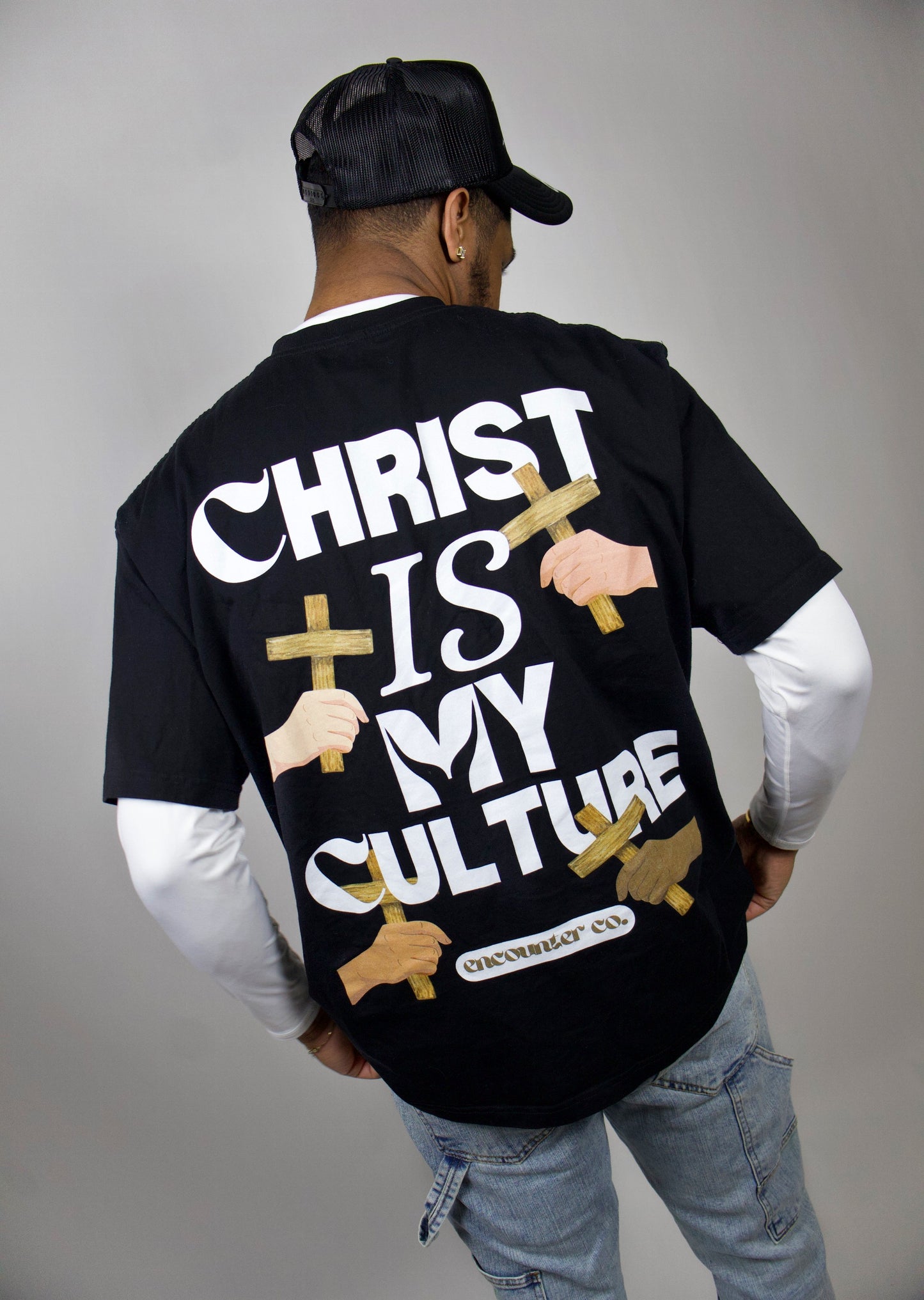 CHRIST CULTURE UNISEX TEE, BLACK