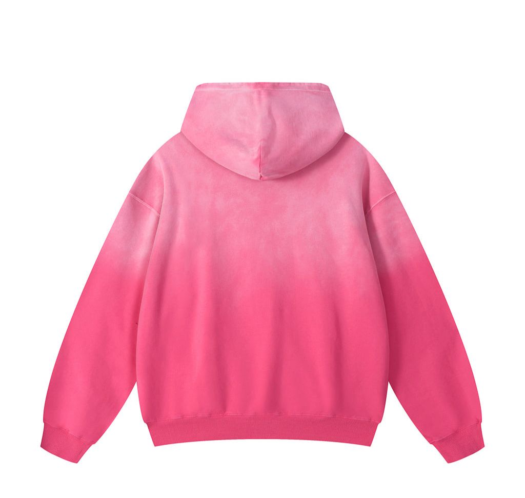 Jesus Girl Y2K Ombré Pink Oversized Hoodie