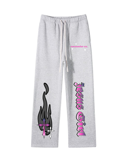 Jesus Girl Y2K Straight Leg Sweats