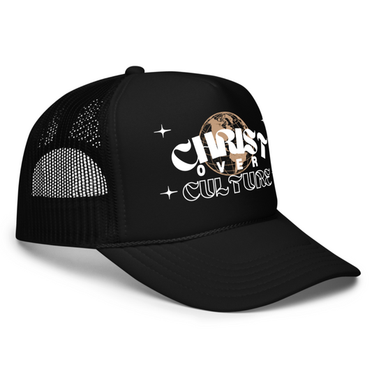 Christ Culture Trucker Hat- Black