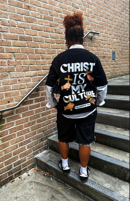 CHRIST CULTURE UNISEX TEE, BLACK
