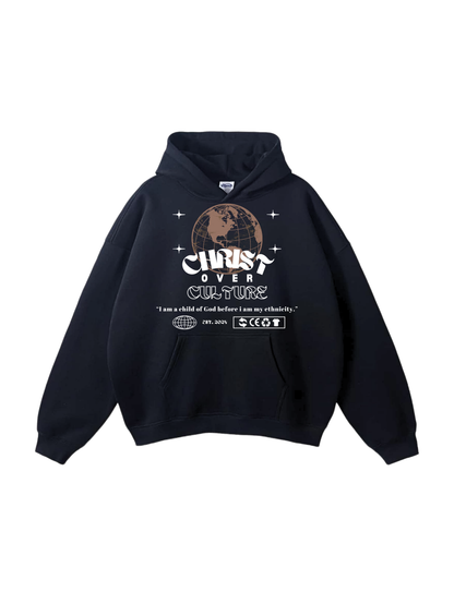 CHRIST CULTURE UNISEX HOODIE, BLACK