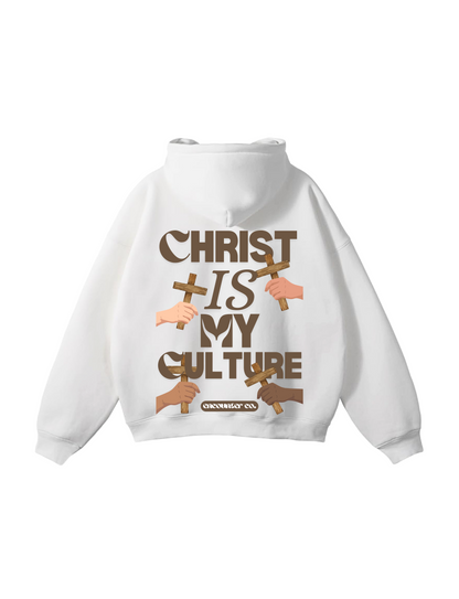 CHRIST CULTURE UNISEX HOODIE, WHITE
