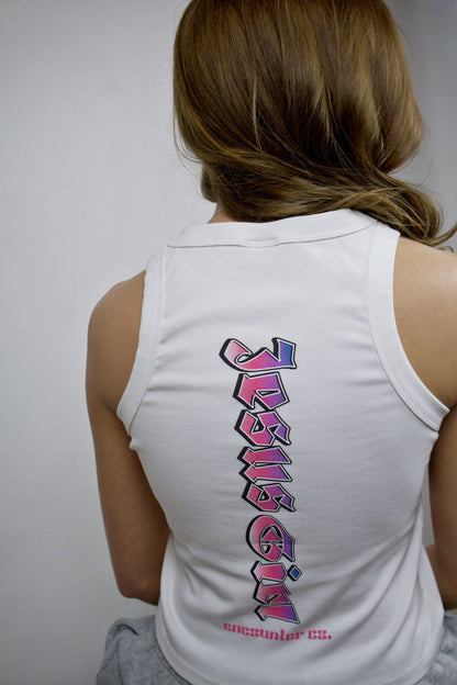 Jesus Girl Y2K Racerback Tank