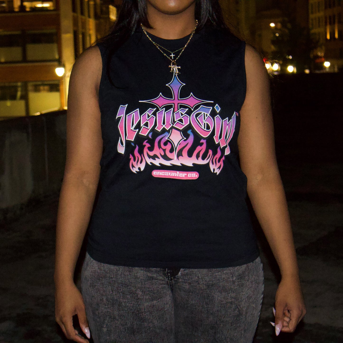 Jesus Girl Y2K Sleeveless Tank