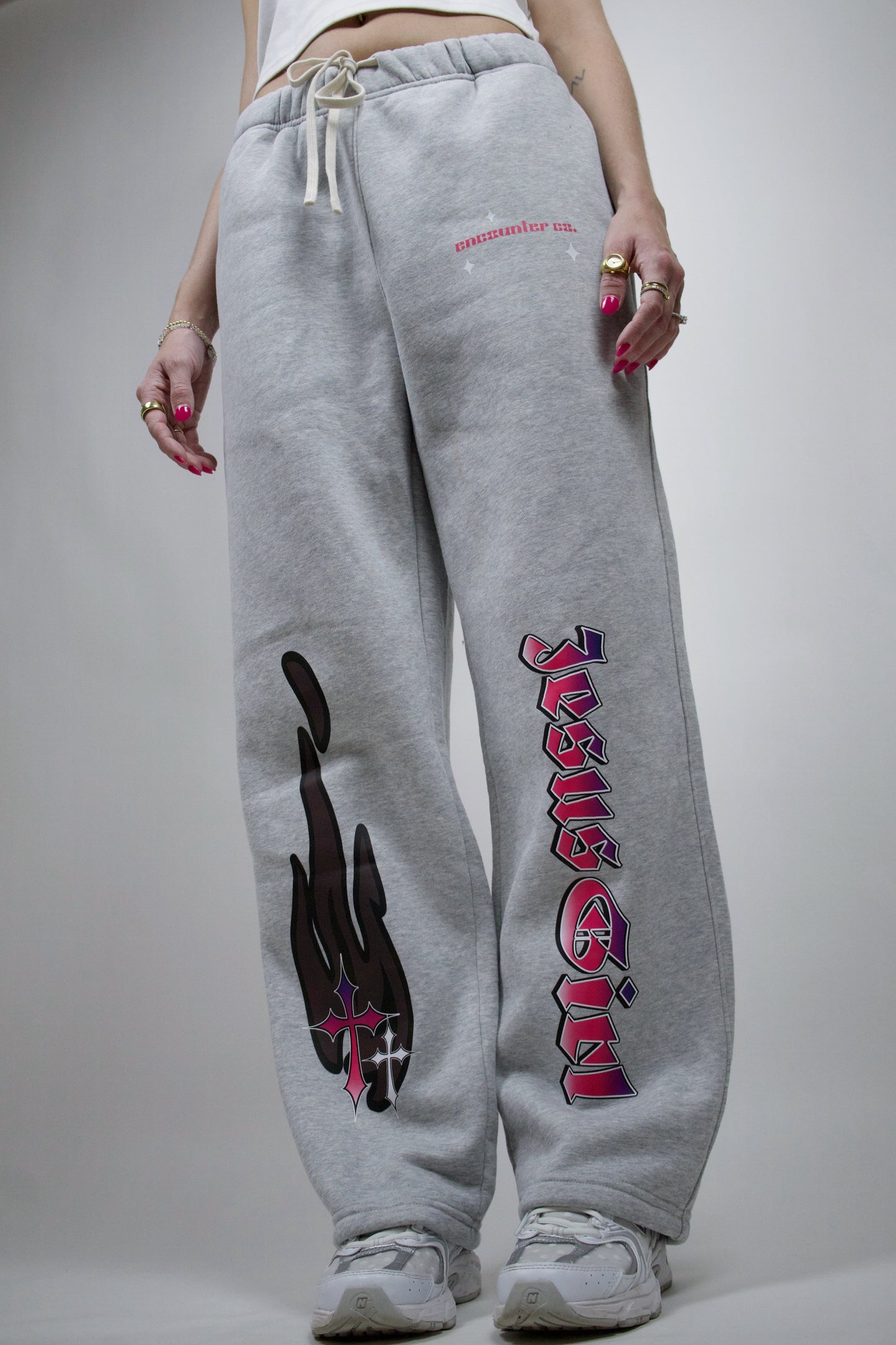 Jesus Girl Y2K Straight Leg Sweats