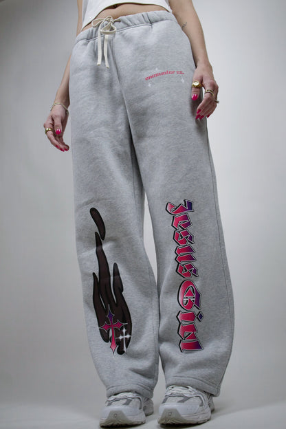 Jesus Girl Y2K Straight Leg Sweats