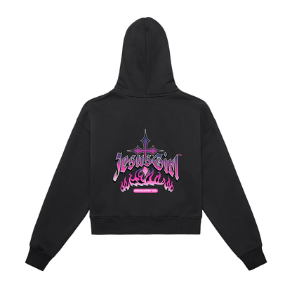 Jesus Girl Y2K Cropped Jacket